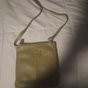 Fossil Sage Green Crossbody Bag